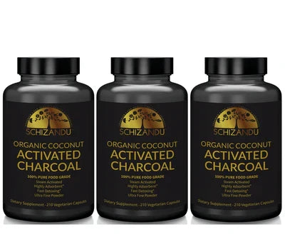 Schizandu Organic Coconut Activated Charcoal Capsules, photo 7