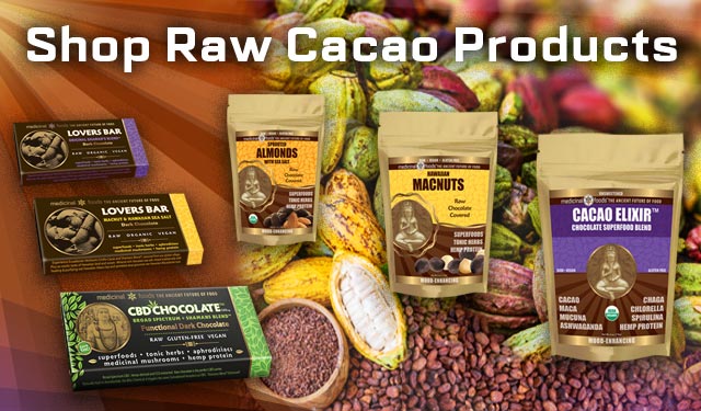 shop raw cacao products medicinal foods