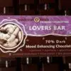Delicious, 70% Dark Chocolate, Lovers bar, Mood Enhancing Chocolate bar