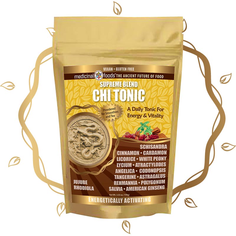 Chi Tonic Herbal Powder Product Gold Leaf