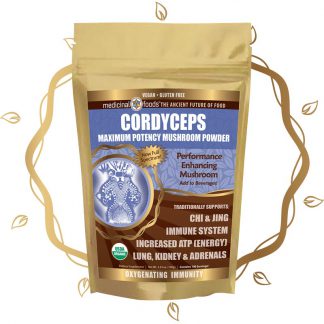 Cordyceps Mushroom Powder Organic Product Gold Leaf