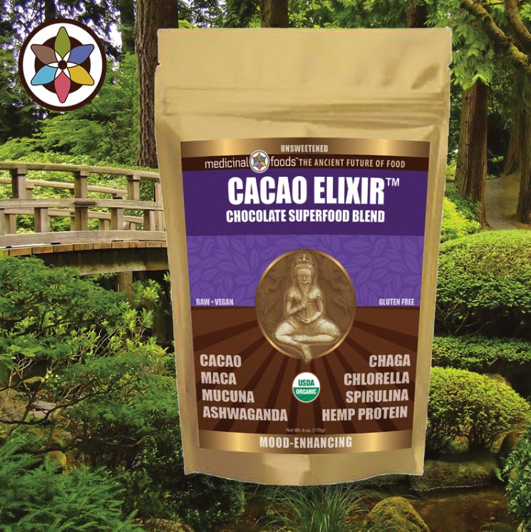 Raw Cacao Elixir Zen Superfood Organic Hot Chocolate
