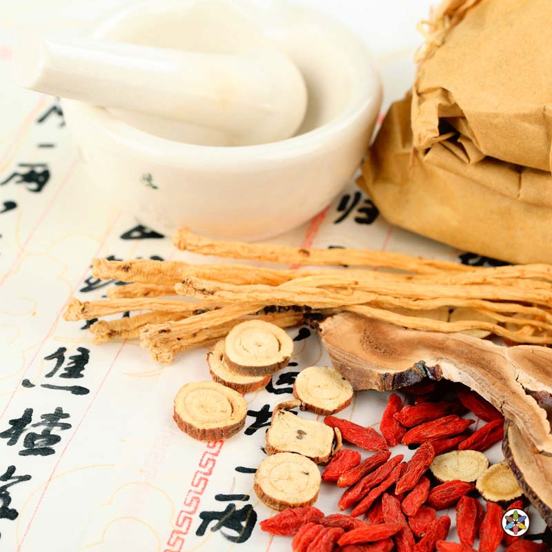 Traditional Chinese Medicine Herbs Calming Relaxation