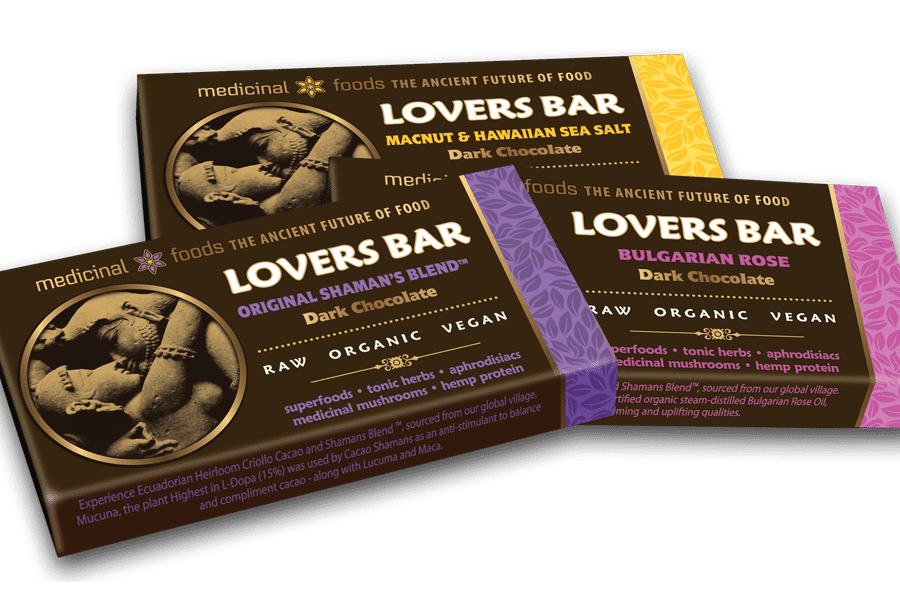 lovers bar raw caco with maca and rich superfoods