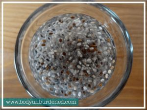 Chia Seeds in Shot Glass