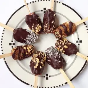 Raw Chocolate Candy Apple Wedges