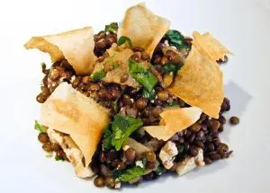 Apple and Cumin Lentil Salad