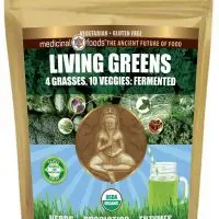 Living Greens green drink powder makes probiotic juice