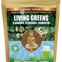 Living Greens green drink powder makes probiotic juice