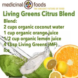Living Greens Citrus Blend with probiotics recipe