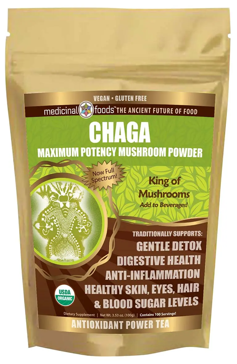 chaga mushroom powder maximum potency