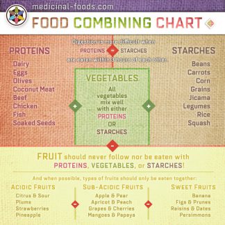 Food Combining Chart for Digestive Health – Medicinal-Foods™