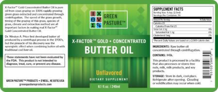 Butter Oil, Delicious Dietary Supplement!