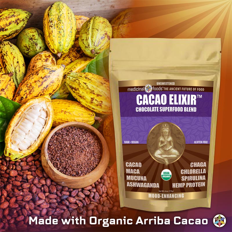 Organic Arriba Cacao Elixir Medicinal Foods