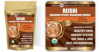 Reishi Mushroom Powder Medicinal Foods