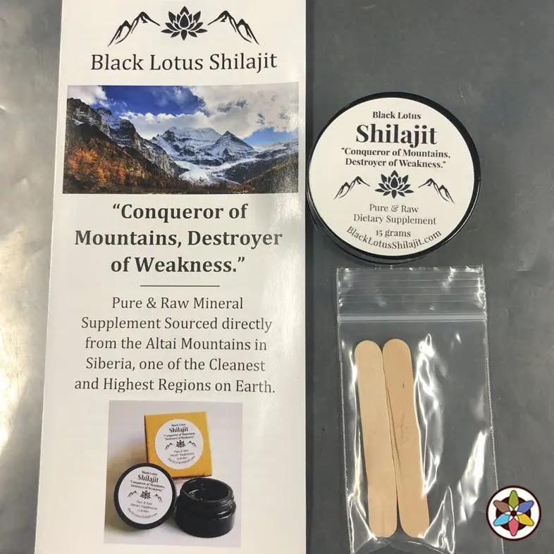 Black Lotus Shilajit Supplement Items 