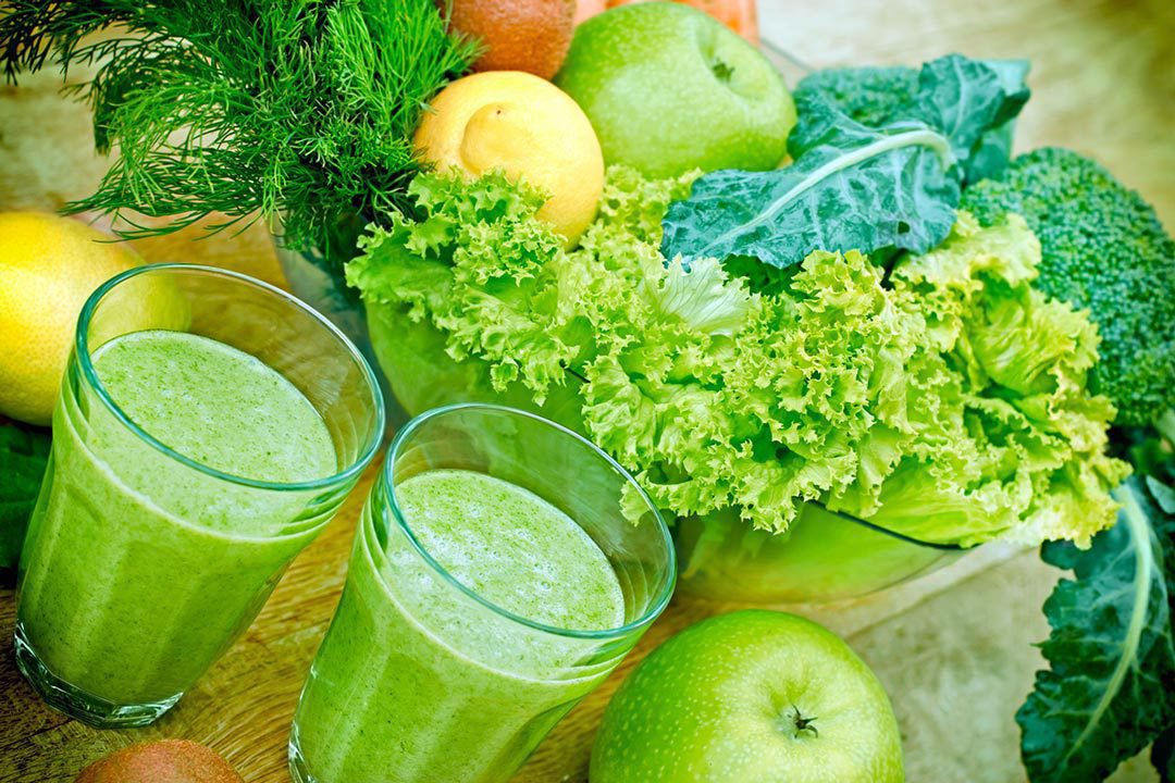 Kale Green Smoothie Apple Body Detox