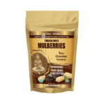 Chocolate Covered Mulberries, Raw Organic Superfood Snack. Image