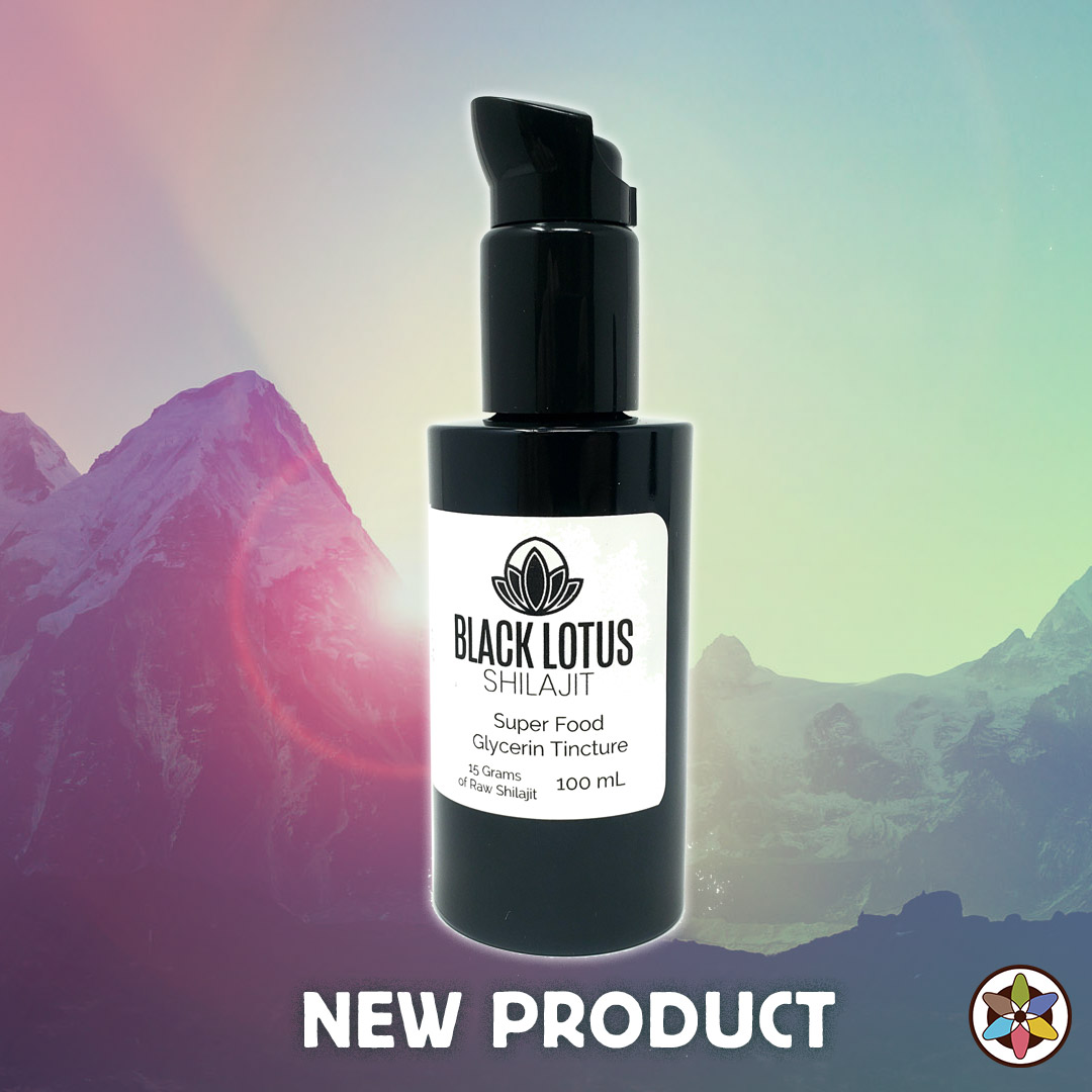 Black Lotus Shilajit New Product Himalayas Sun Lense Flair
