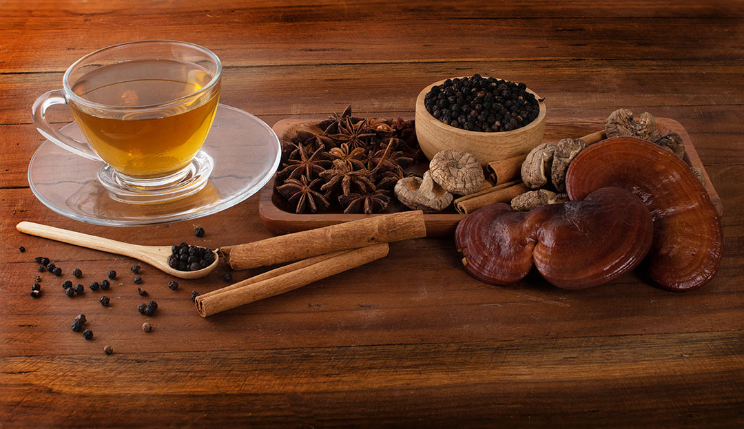 Reshi Mushroom Herbs Tea