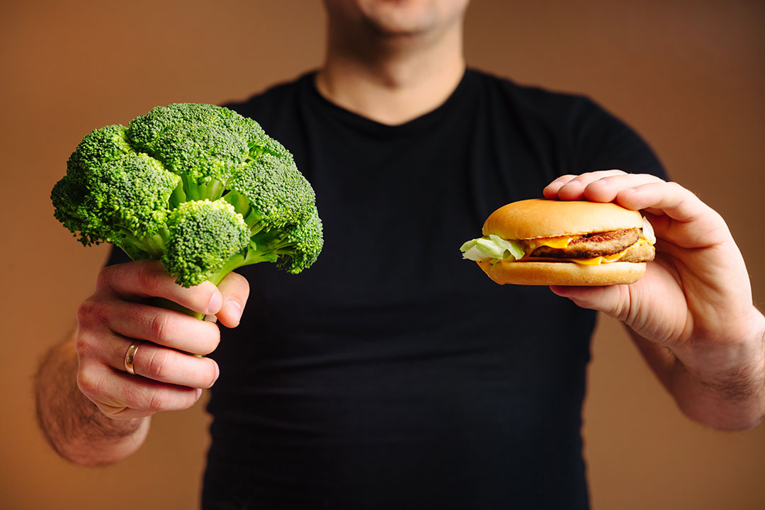 Healthy Broccoli Inflammation Burger