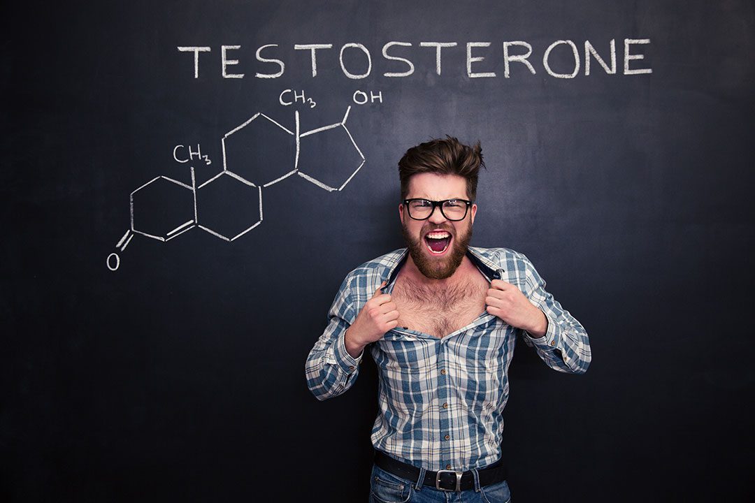 Man Molecule Chalkboard Testosterone