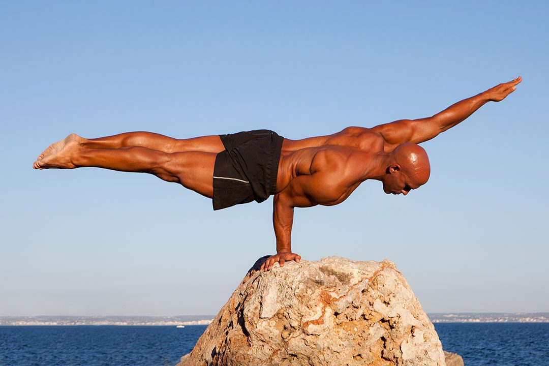 Testosterone Man Yoga Rock