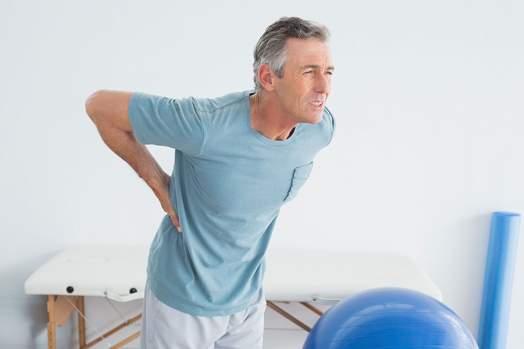 Treatment Lower Back Pain Inflammation Man