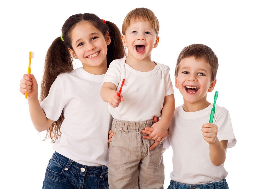 Family Kids Healthy Teeth
