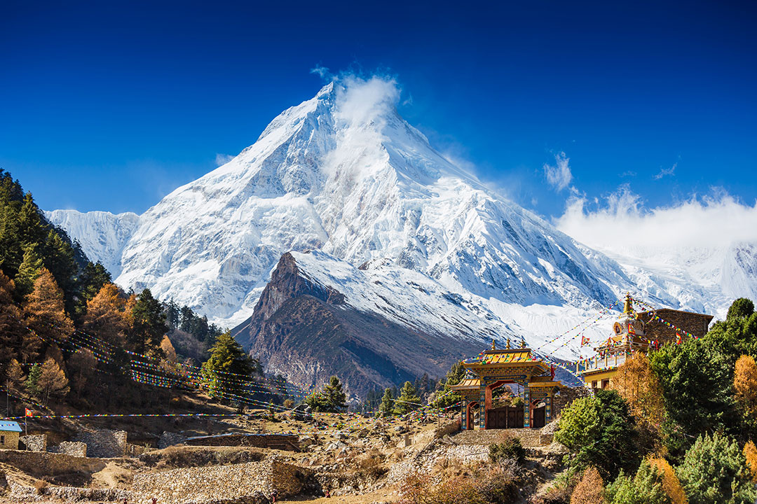 Scenic Mountain Himalayas Shilajit Source