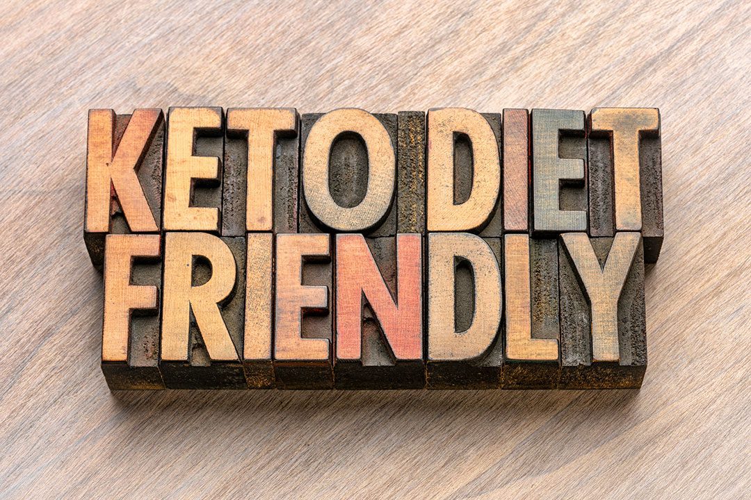Wood Cut Words Keto Diet Friendly
