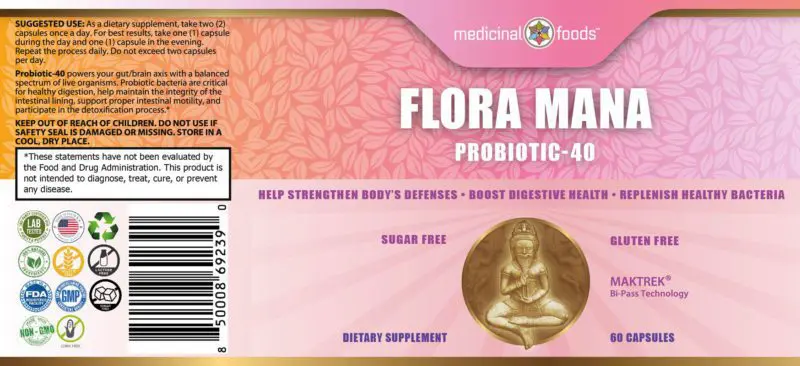 Flora Mana Label Left